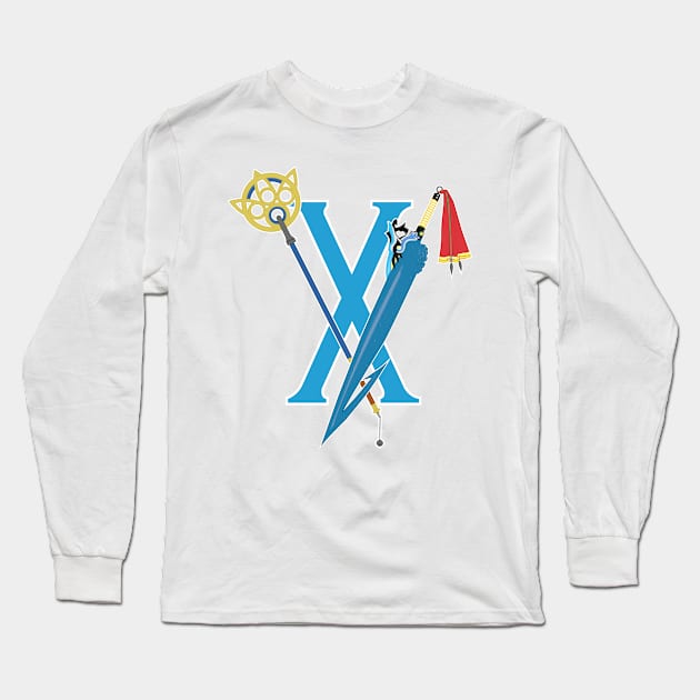 Yuna and Tidus Long Sleeve T-Shirt by mooglemarket